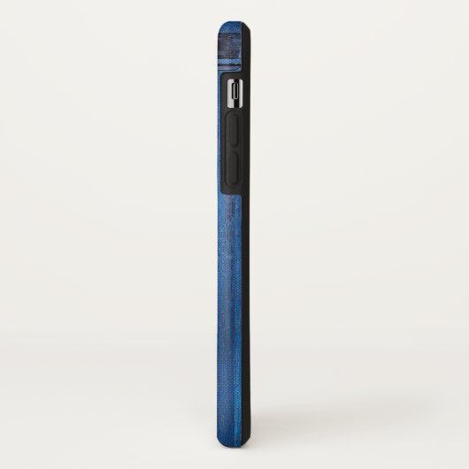 Blue Retro Phone Booth Call Box Case-Mate iPhone Case (Achterkant/links)