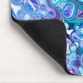 Blue Rhapsody | Abstracte kunst Muismat (Hoek)