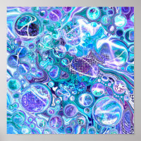 Blue Rhapsody | Abstracte kunst