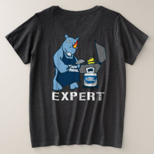 Blue Rhino "Grilling Expert" Donker Grote Maat T-shirt