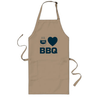 Blue Rhino "I Heart BBQ" Lang Schort