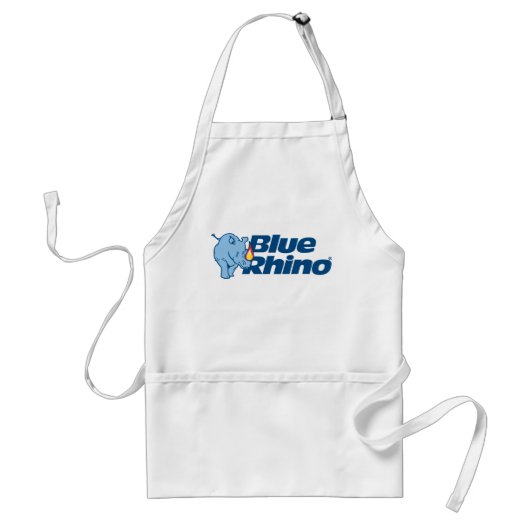 Blue Rhino White Standaard Schort (Voorkant)