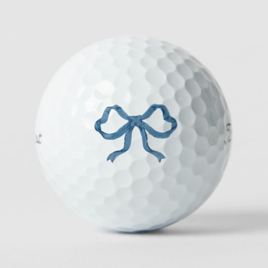 Blue Ribbon Bow  Golfballen (Voorkant)