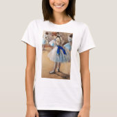 Blue Ribbon Dancer, Edgar Degas T-shirt (Voorkant)