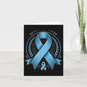Blue Ribbon Prostate Cancer Awareness Survivor Kaart