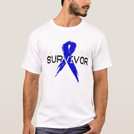 Blue Ribbon - Survivor T-shirt (Voorkant)