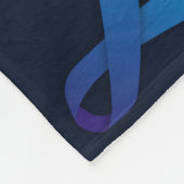 Blue Ribbon Tiled Patroon Fleece Deken (Hoek)