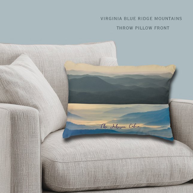 Blue Ridge Dusk to Dawn Virginia Accent Pillow Kussen (Creator heeft geüpload)