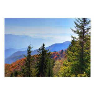 Blue Ridge Foto Afdruk