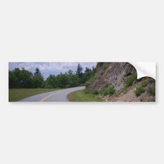 Blue Ridge Mountain Rock Road Bumpersticker