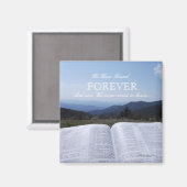 Blue Ridge Mountain Scriture Forever Magnet (Recto/Verso)