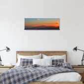 Blue Ridge Mountain Sunset Panorama toile Imprimer (Insitu(Chambre))