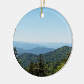 Blue Ridge Mountains bij Cherokee, North Carolina Keramisch Ornament (Links)