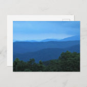 Blue Ridge Mountains Briefkaart (Voorkant / Achterkant)