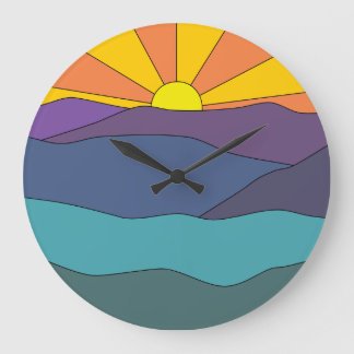 Blue Ridge Mountains Clock Grote Klok
