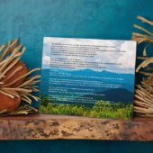 Blue Ridge Mountains Desiderata Plaque (Côté)