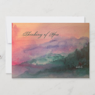 Blue Ridge Mountains Flat-kaart Aankondiging