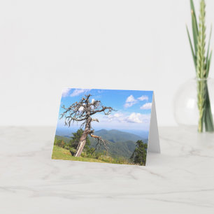 Blue Ridge Mountains Foto Notitiekaartje