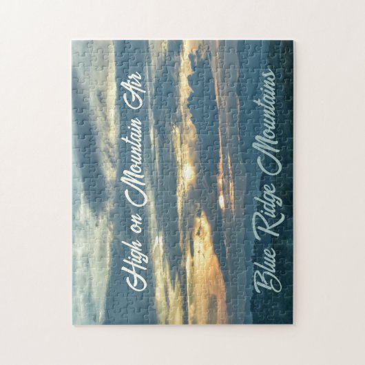 Blue Ridge Mountains High on Mountain Air Foto Legpuzzel (Verticaal)