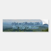 Blue Ridge Mountains High op Mountain Air Bumpersticker (Voorkant)