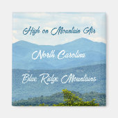 Blue Ridge Mountains High op Mountain Air Magneet (Voorkant)
