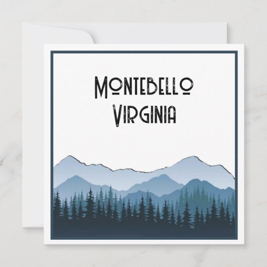 Blue Ridge Mountains, Montebello aanpasbaar (Voorkant)