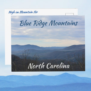 Blue Ridge Mountains NC Mountain Air Fotografisch Briefkaart
