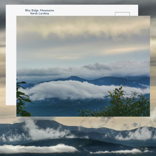 Blue Ridge Mountains North Carolina Briefkaart