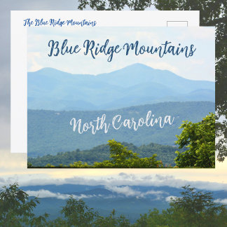 Blue Ridge Mountains North Carolina Fotografisch Briefkaart