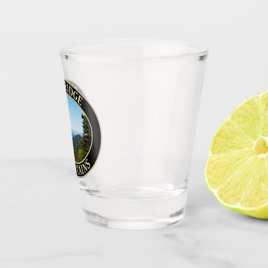 Blue Ridge Mountains of North Carolina Shot Glas (Rechts)