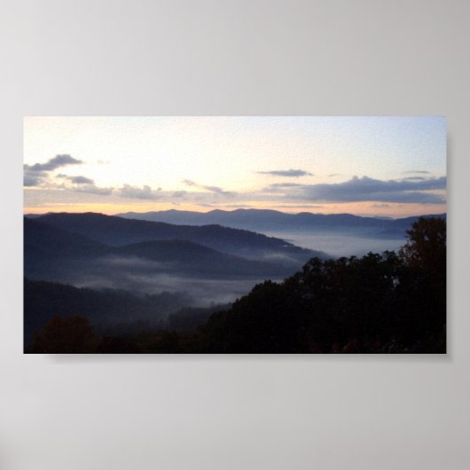 Blue Ridge Mountains Poster (Voorkant)