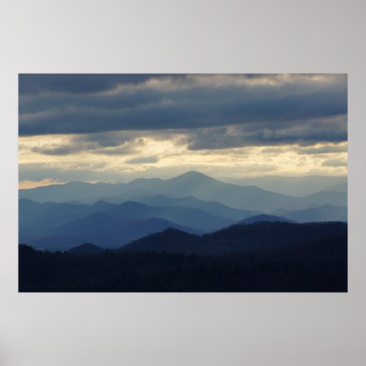 Blue Ridge Mountains Poster (Voorkant)