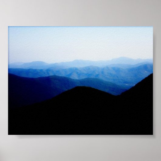 Blue Ridge Mountains Poster (Voorkant)