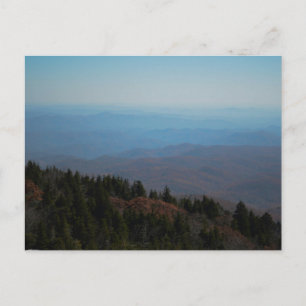 Blue Ridge Mountains Schilderachtig Landscape Natu Briefkaart