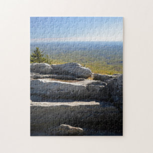 Blue Ridge Mountains Schitterende Natuur Reis Foto Legpuzzel