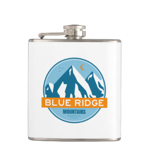Blue Ridge Mountains sterren Maan Heupfles
