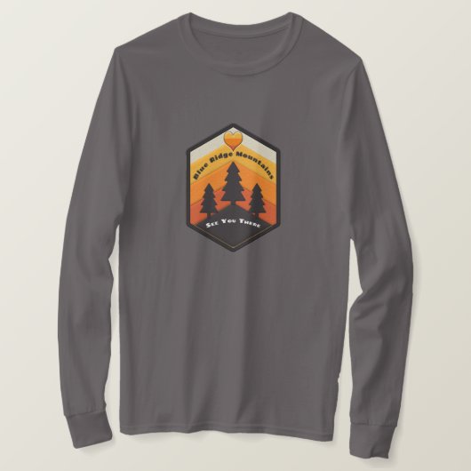 Blue Ridge Mountains T-Shirt (Design voorkant)