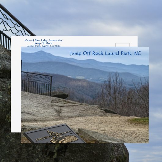 Blue Ridge Mountains Uitzicht van de sprint Off Ro Briefkaart