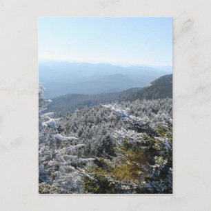 Blue Ridge Mountains Winter Briefkaart