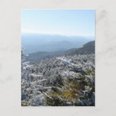 Blue Ridge Mountains Winter Briefkaart (Voorkant)