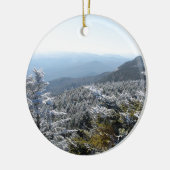 Blue Ridge Mountains Winter Keramisch Ornament (Links)
