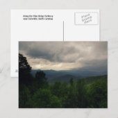 Blue Ridge Parkway, carte postale de la Caroline d (Devant / Derrière)