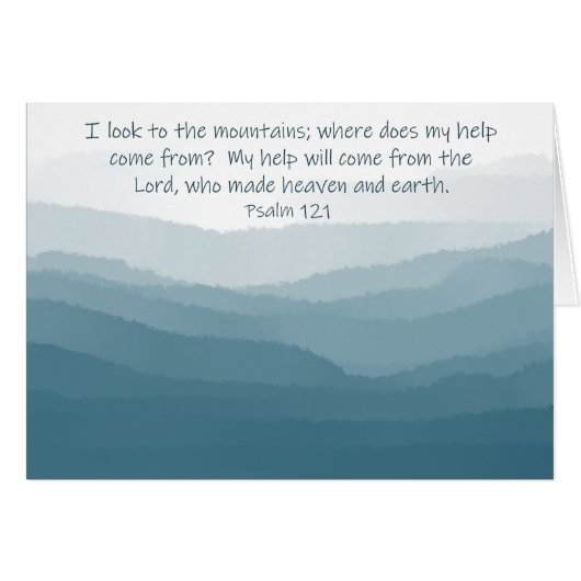 Blue Ridge Parkway d'où vient mon aide ? (Devant horizontal)