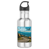 Blue Ridge Parkway Eagle Waterfles (Voorkant)