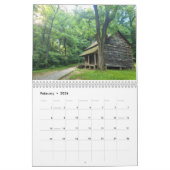 Blue Ridge Parkway et Smoky Mountains Calendrier (Feb 2026)