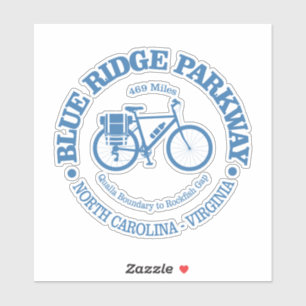 Blue Ridge Parkway (fietsen) Sticker