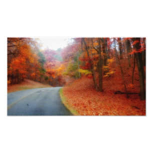 Blue Ridge Parkway Herfst #2 Foto Afdruk