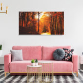 Blue Ridge Parkway Herfst Canvas Afdruk (Insitu (Woonkamer))