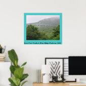 Blue Ridge Parkway Linn Cove Viaduct Poster (Thuiskantoor)