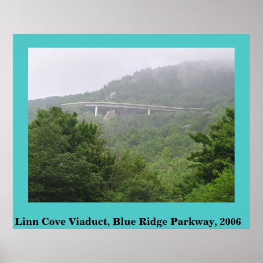 Blue Ridge Parkway Linn Cove Viaduct Poster (Voorkant)